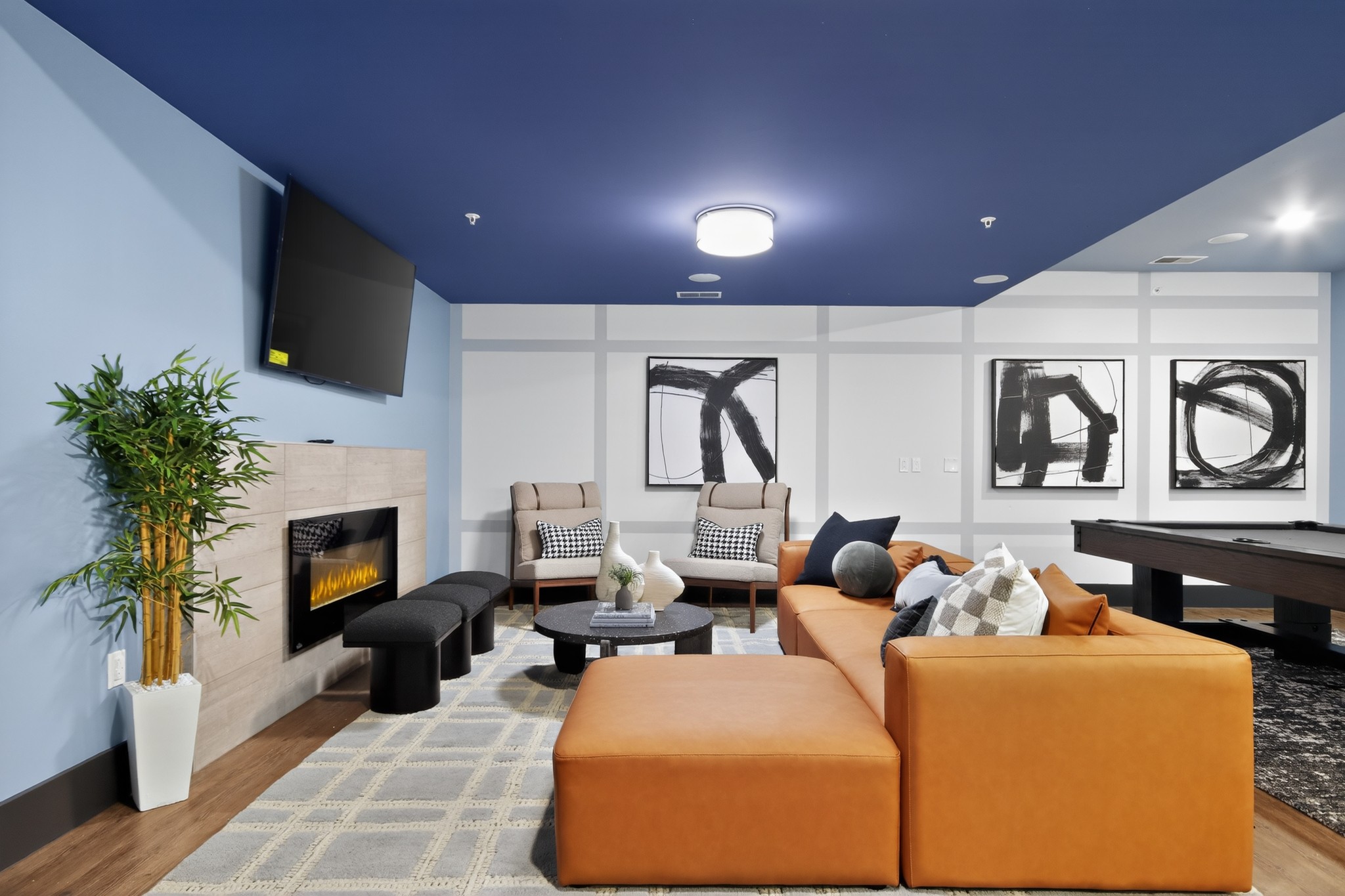 5th floor lounge at West Quad