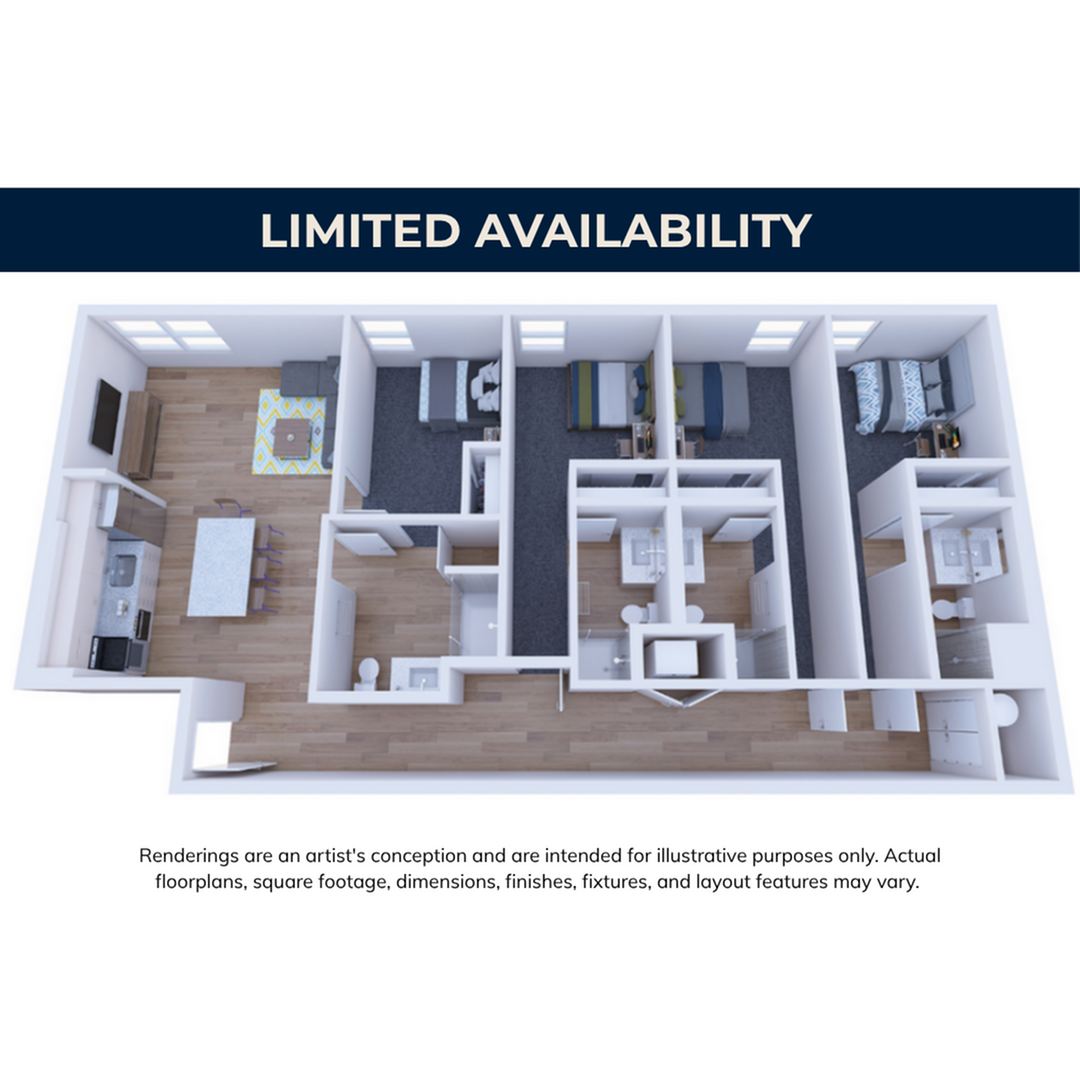 4BR/4BA – Premium Deluxe floor plan